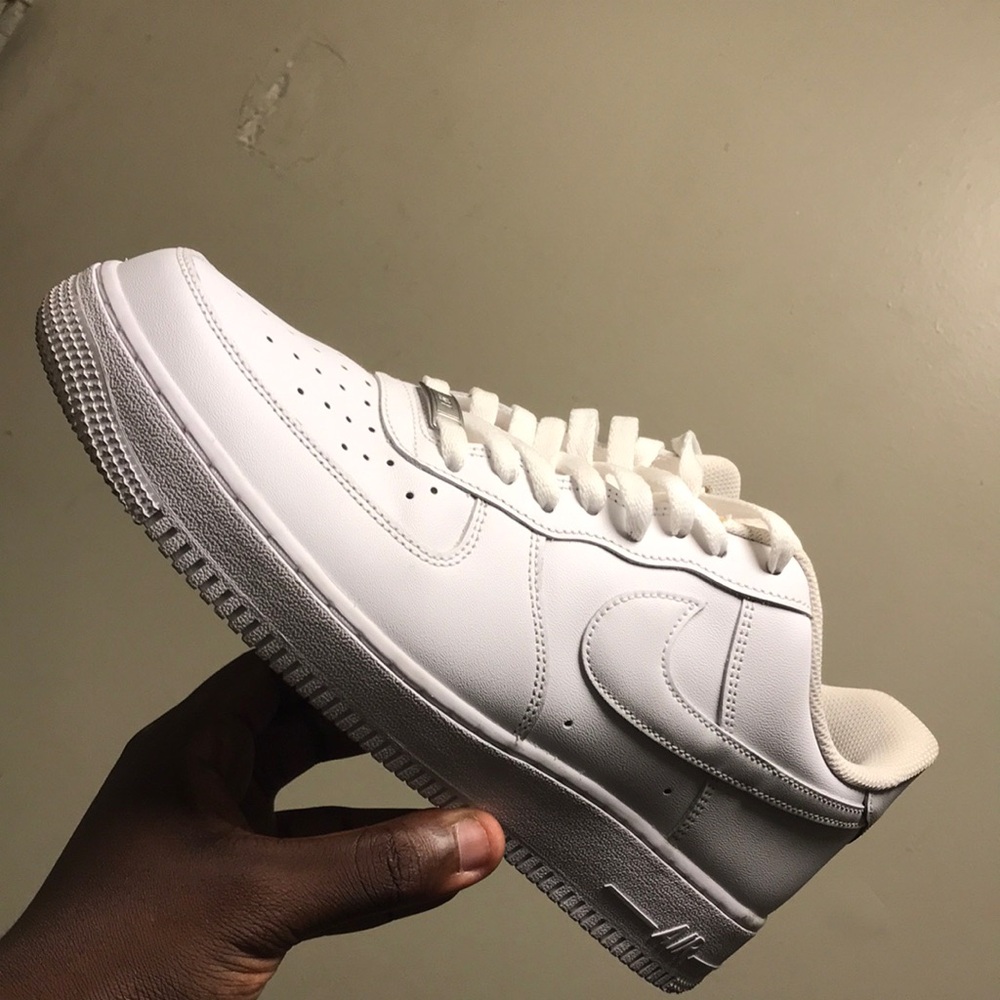 Men's All-White Nike Airforces